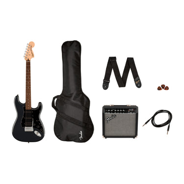 Paquete Guitarra Elect. Fender Pk Af Strat Hss Lrl Cfm 120v,0372821069